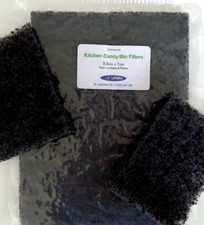 Bin Odour Replacement Filters 9.5cmx7cm Fit JOSEPH JOSEPH Stack 4 Caddy Pack 4