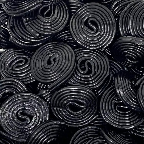 Liquorice wheels retro - retro, sweets