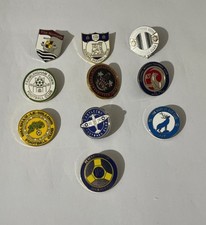 Football Pin Club Badges Bundle of 10 Official Collectibles Job Lot