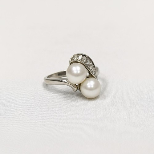 Vintage mid century 14k white - mid,