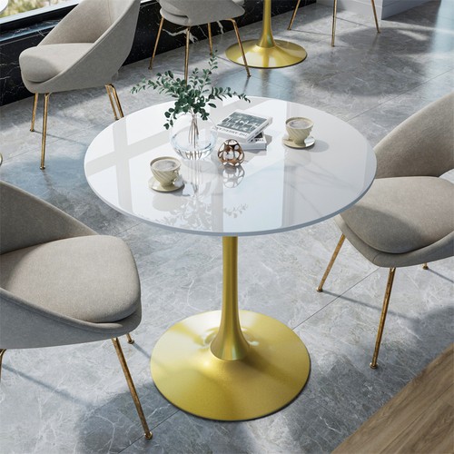 Modern round marble dining - round,