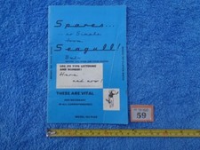 British Seagull Outboard Motor, Owners Spares Book, Model 102 Plus / Clutch  #59