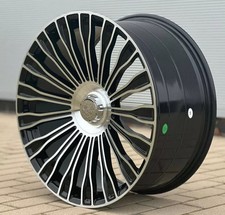 Black MF Mercedes CLS E S Class x4 20" Maybach 336 Style Alloys Amg 8.5/9.5 C