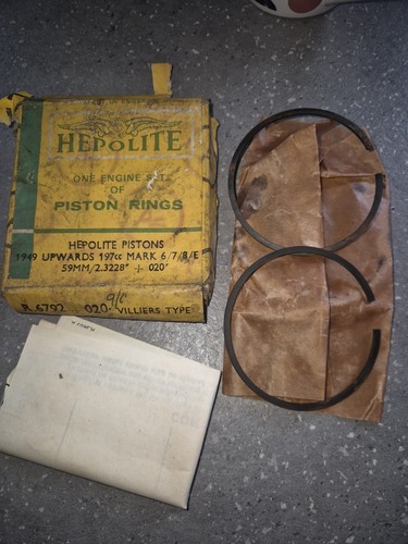Vintage hepolite piston rings - vintage,