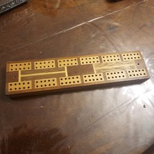 Wooden Cribbage Board With