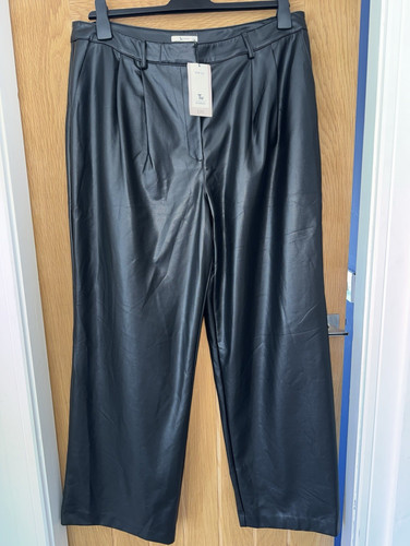 Woman black faux leather - tu,