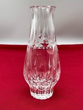 SOLID GLASS TABLE VASE WITH BOW DECOR