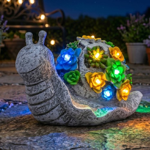 Snail garden statue - snail,