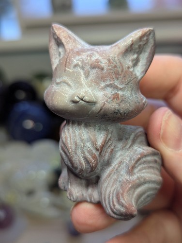 Beautiful jade crystal fox - beautiful,