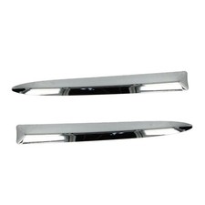 For Fiat 500 2007-2015 Front Bumper Upper Moulding Trim Next Badge Left Right