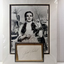Judy Garland Autograph /