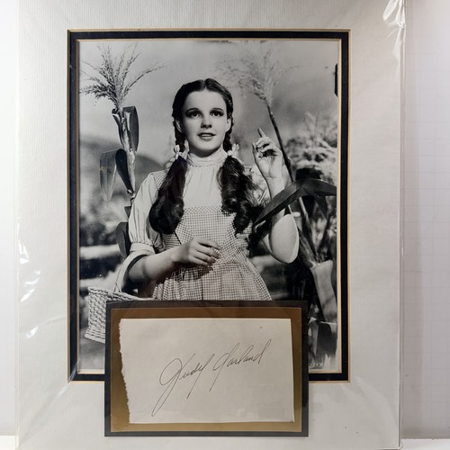 Judy garland autograph - judy,
