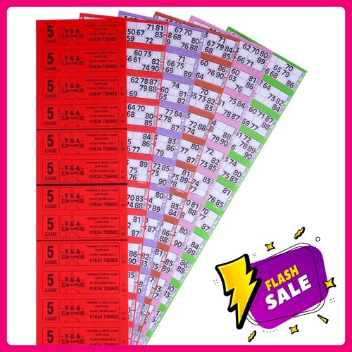 Bingo tickets books 1500 - tickets,