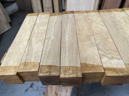 White limba spindle blank wood - white, blank/wood