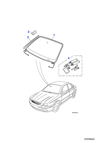 Jaguar genuine clip fixing - genuine,