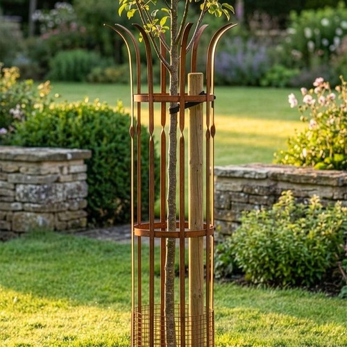 Medium rustic garden - medium,