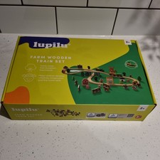 Wooden Farm Train Set Brand New & Sealed brio compatible educational toy