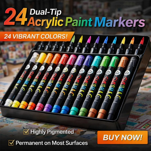 Acrylic paint pens colours - paint,