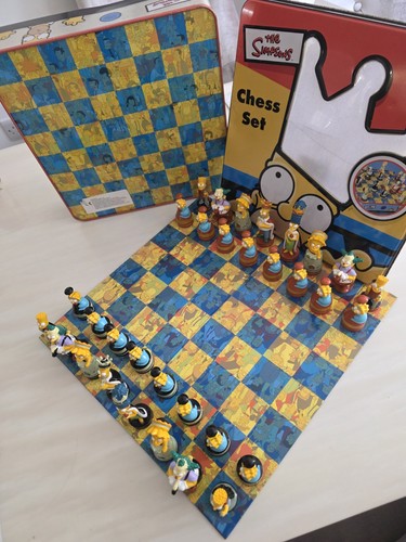The simpsons vintage chess - simpsons,