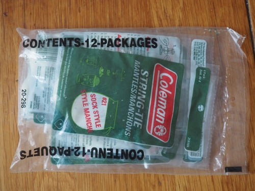 Coleman mantle 12 packets - coleman,