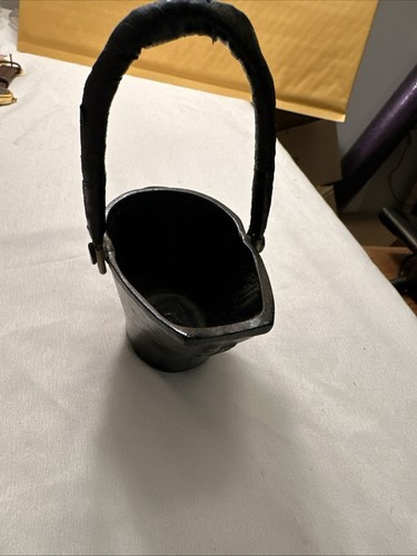 Small vintage coal ash scuttle - coal,