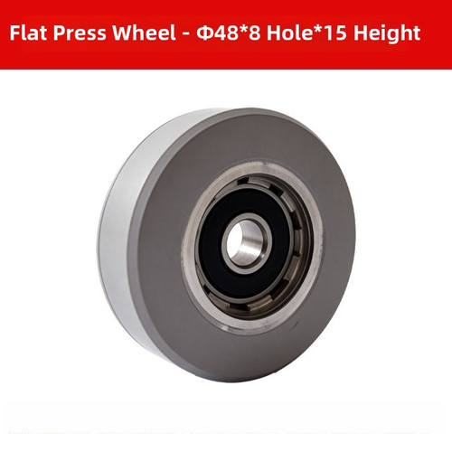 48x15x8mm rubber press wheel - 48x15x8mm,
