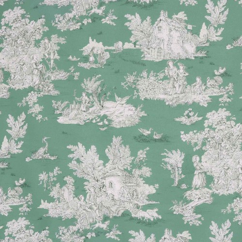 Pastorale toile jouy green - pastorale,