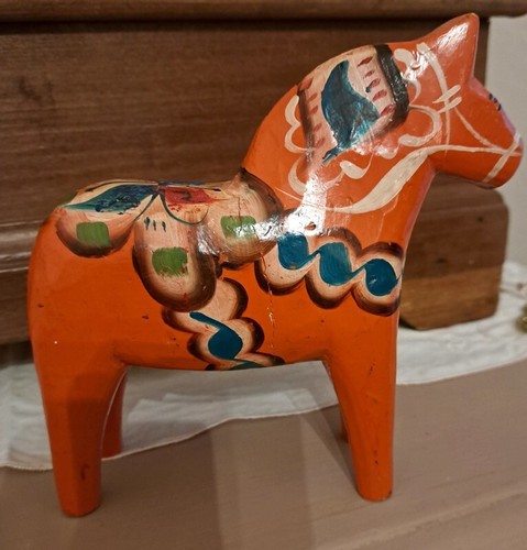 Vintage dala swedish - vintage, carved