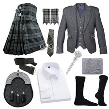Scottish men grey tweed - men's,