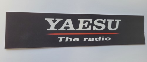 Yaesu sticker the radio - yaesu,