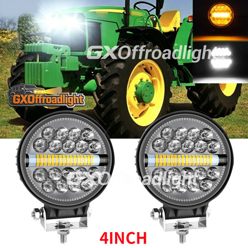 Round universal headlight - round,