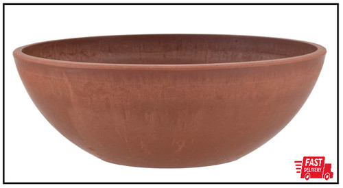Terra cotta shallow garden - terra,