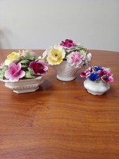 Vintage Staffordshire bouquets