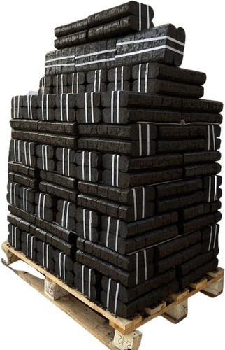 Irish peat briquettes for - briquettes, open