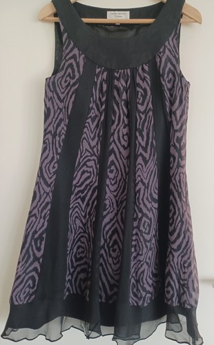 Laura ashley black and purple - and,
