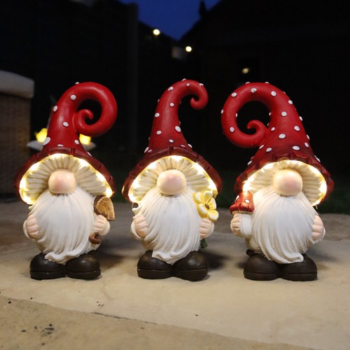 Solar toadstool gnome - toadstool,