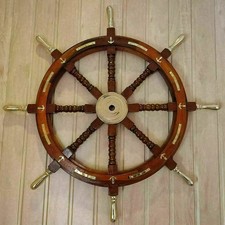 36" Handmade Wooden Steering