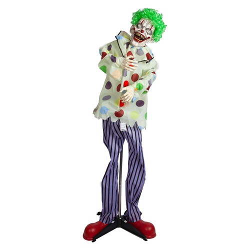 Halloween animated clown ghost - clown,