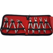Pediatric Dental Forceps Kit 7 Pcs Child Tooth Extraction Surgical Instruments S
