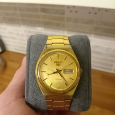 Vintage Seiko 5 Automatic Gold