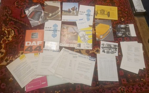 Daf press publicity - press, material