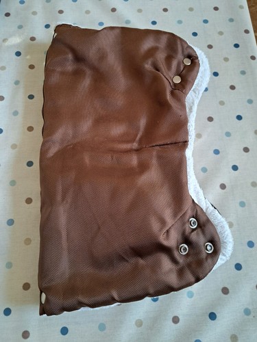 Brown waterproof hand muff - , for