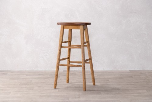 Vintage style oak lab stools - style,
