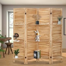4 Panel Wood Room Divider
