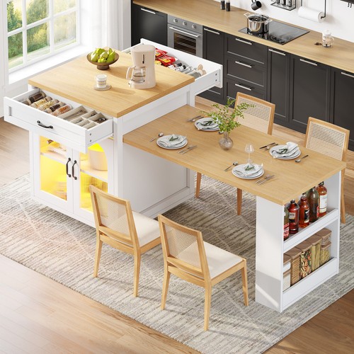 Extendable kitchen island - extendable,