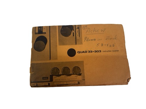 Original vintage quad 303 - original,