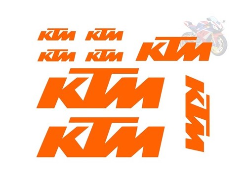 8pc ktm motorbike vinyl - ktm,