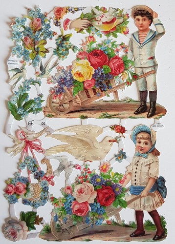 Vintage style paper scraps - style,