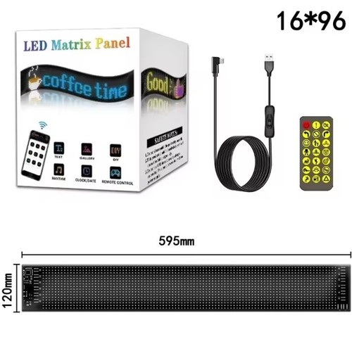 App programmable car led sign - car,