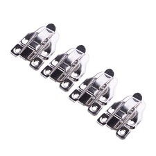 4x CHROME TOGGLE CATCH LOCK